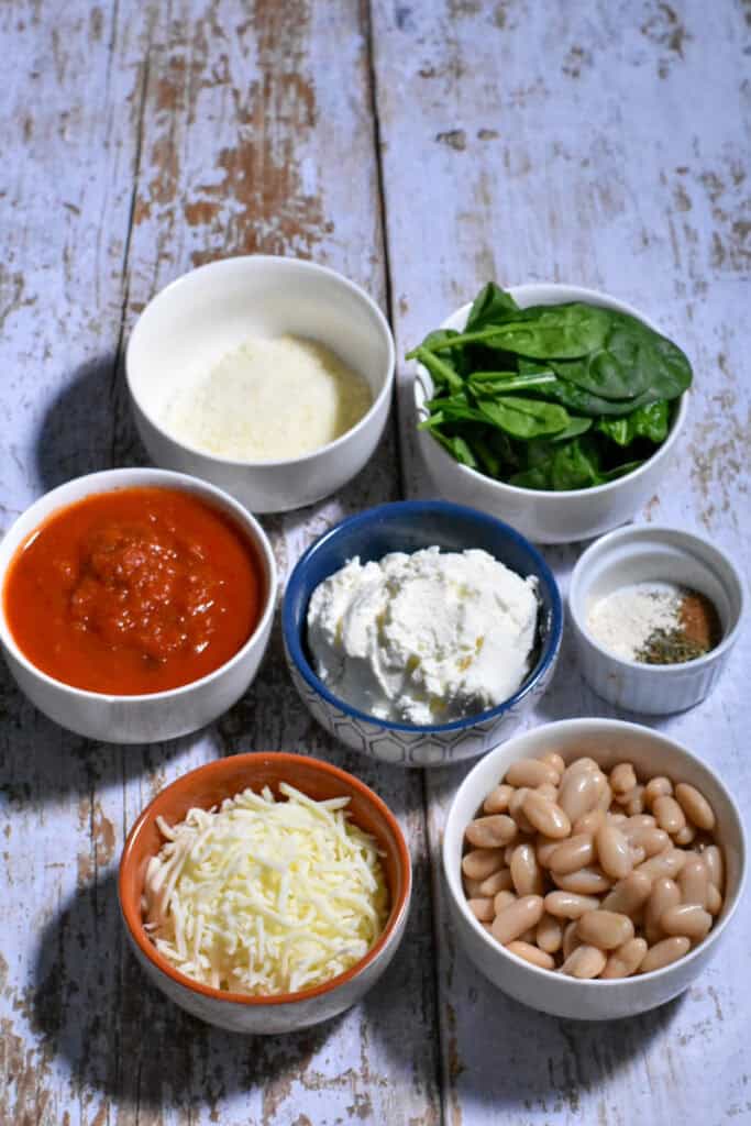 Ingredients for Healthy Stuffed Shells